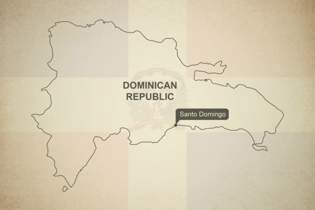 Mapa Dominikánská republika